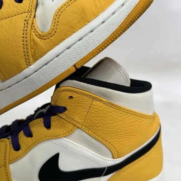 Nike Air Jordan 1 Mid Retro “Lakers/Purple & Gold”